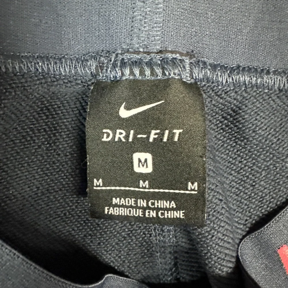 Nike Dri Fit Training Pants Womens Medium Blue Gray Straight Core Studio Stretch